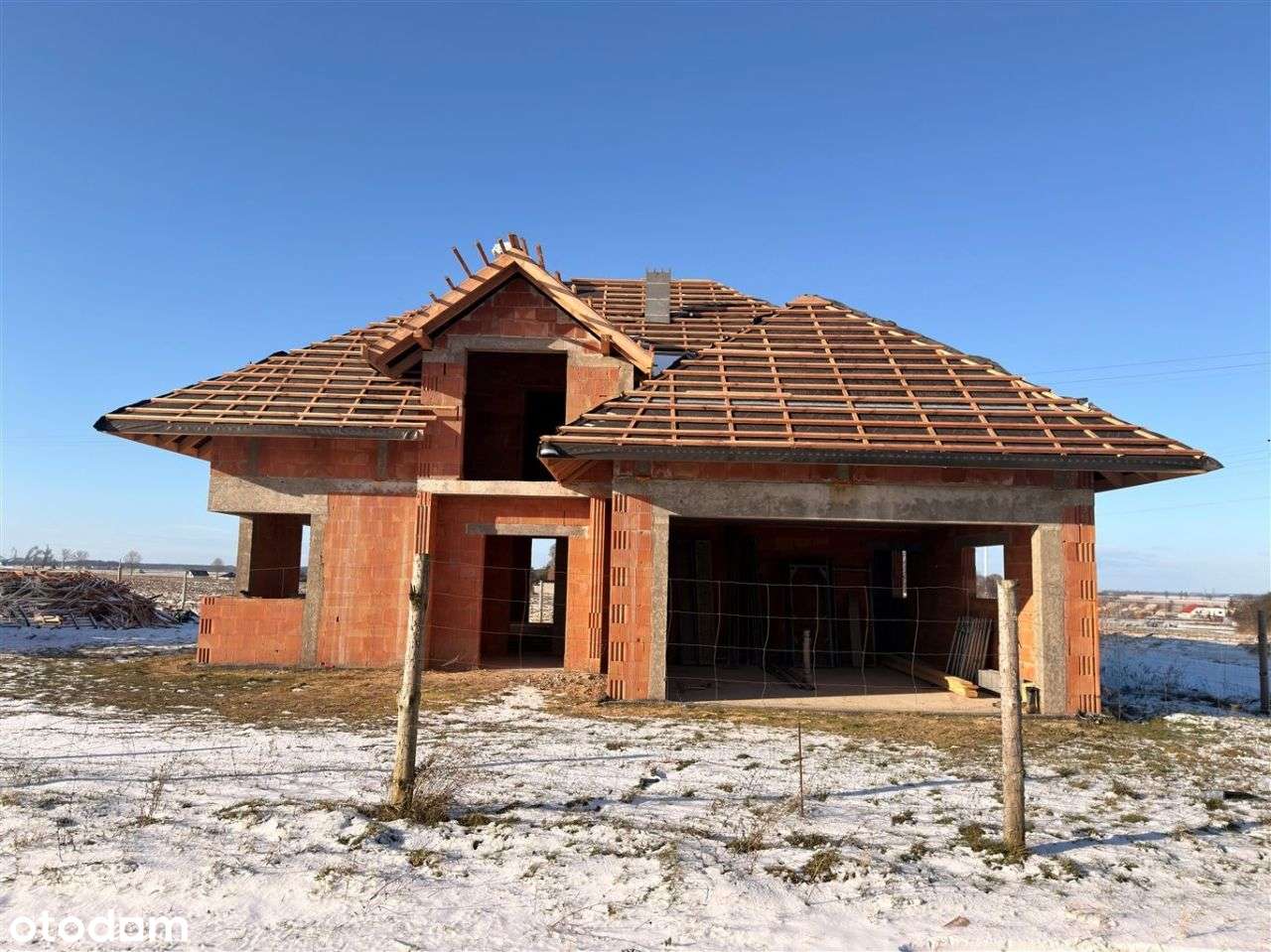 Wielowieś- rozpoczęta budowa-działka 939m2-1