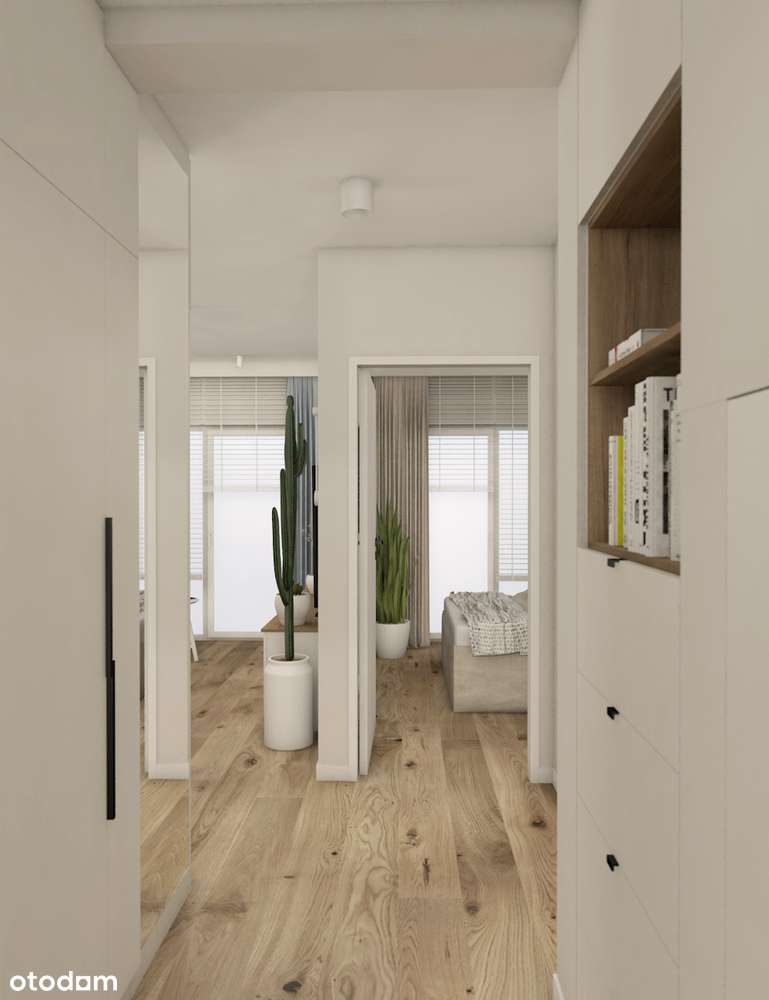 Mieszkanie z ogródkiem wykończone "POD KLUCZ" 51,95 m2-9