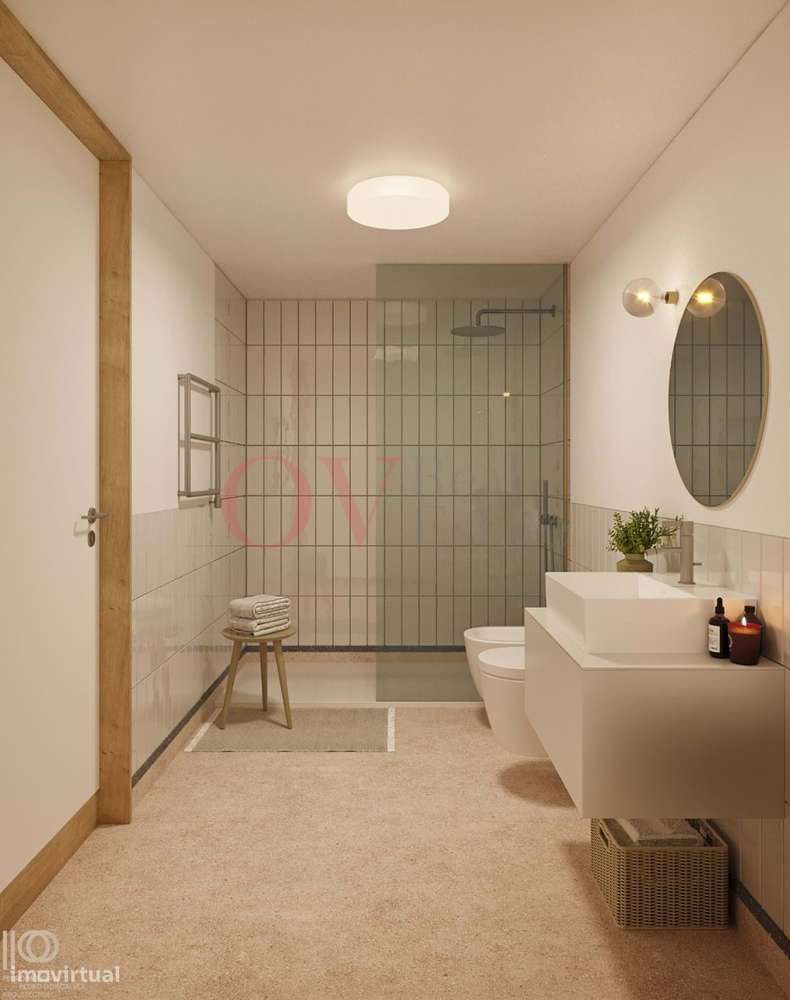 Apartamento T1 com terraço e lugar de garagem, para VENDA, junto ao Ca - Grande imagem: 5/6