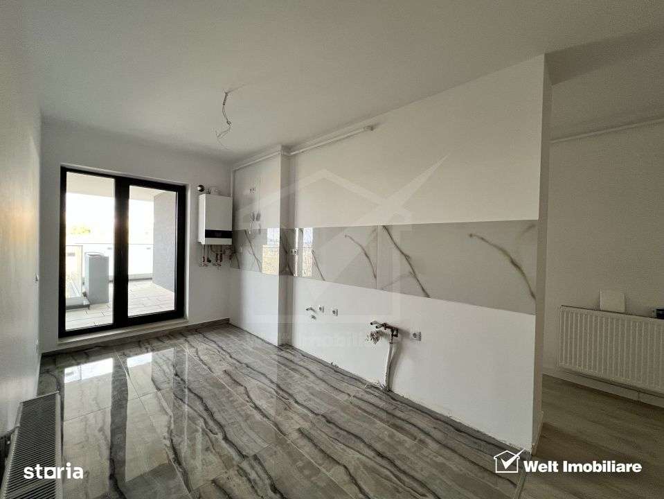 Apartament FINISAT 58mp 3 cam, terasa 17mp, Lidl Frunzisului - Imagine principală: 2/10