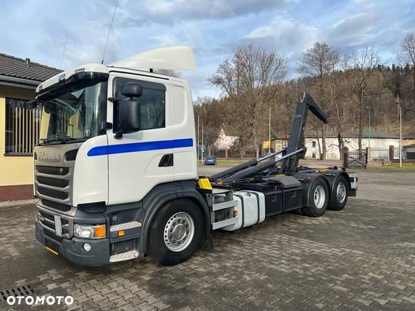 Scania R440 hakowiec, 6x2, MEILLER, pilot, 490 t.km.! - 5