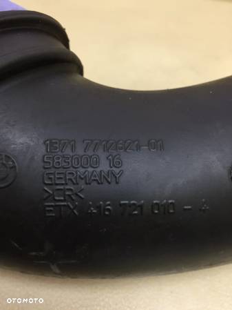 RURA PRZEWÓD POWIETRZA DOLOT PRZEPUSTNYCY LEWY LEWEJ BMW R1200GS 1371 7712621-01 58300016 - 7