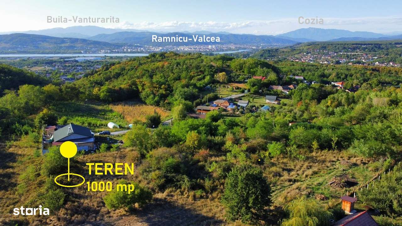 BUDESTI, TEREN 1000 MP, PRIVELISTE MINUNATA - Imagine principală: 1/13