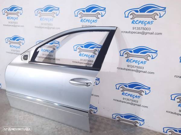 PORTA FRENTE FRONTAL ESQUERDA MERCEDES BENZ CLASS CLASSE E W211 A2117201305 2117201305 QUARTELA EUROPEIA FECHO ELEVADOR MOTOR PUXADOR - 5