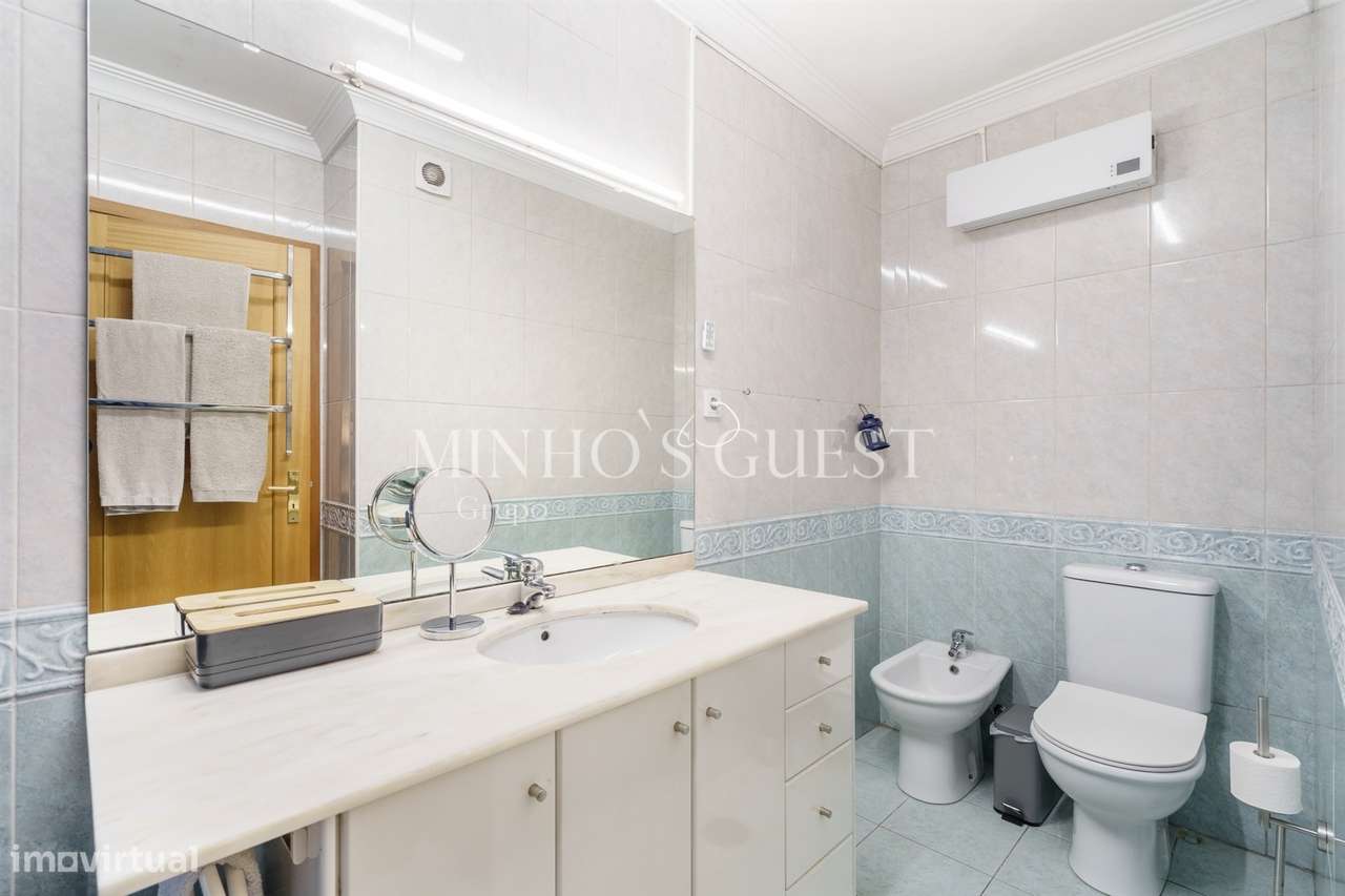 Apartamento T3 c/ varanda, AC e Garagem Fechada - São Vítor, Braga-20