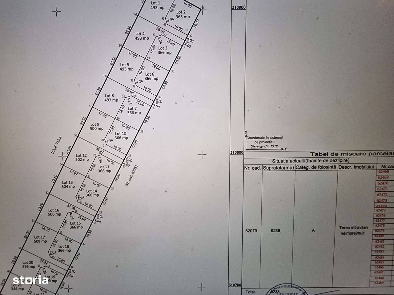 De vânzare teren intravilan – 366 MP, Vidra, Ilfov,  cu gaz si curent-1
