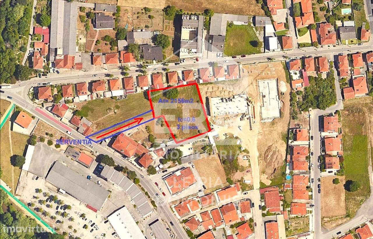 Terreno urbano em Leiria - Acesso pavimentado - Grande imagem: 5/7
