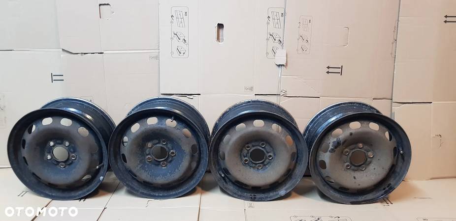 Ford focus mk2 5x108 ET 52.5 felga felgi stalowe komplet felg - 1