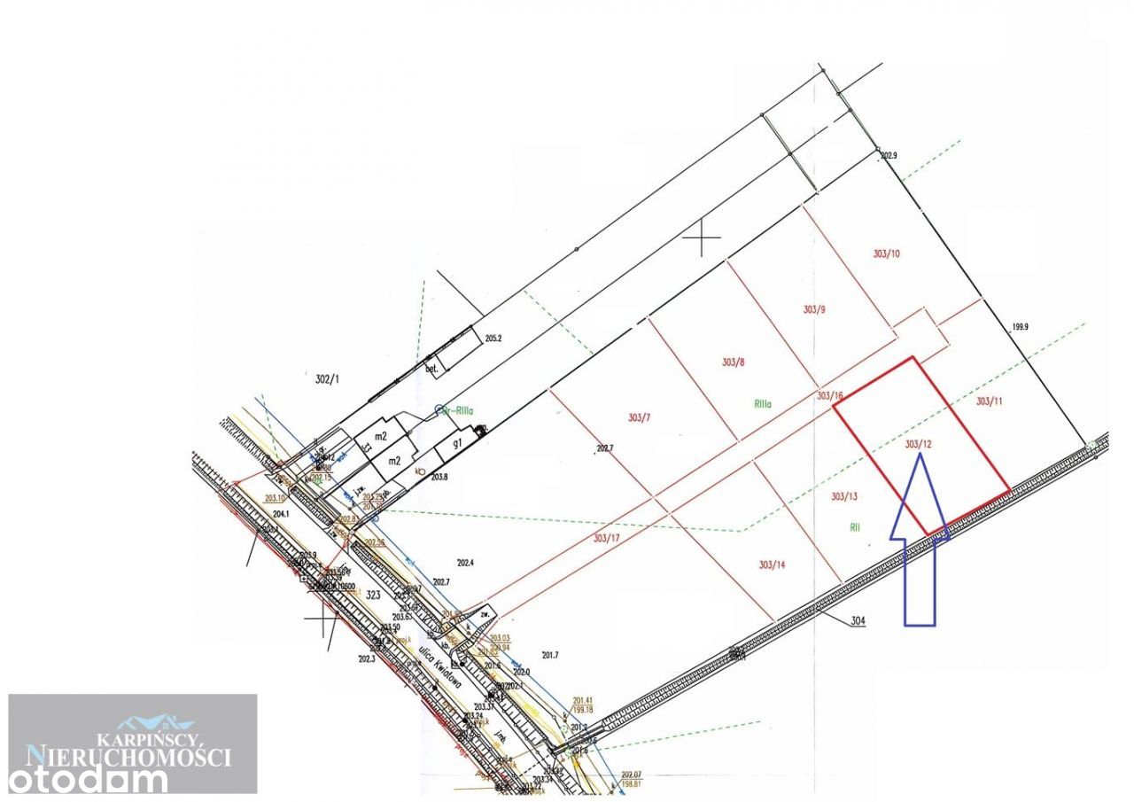 Działka budowlana 1060 m2 – Racibórz- Miedonia