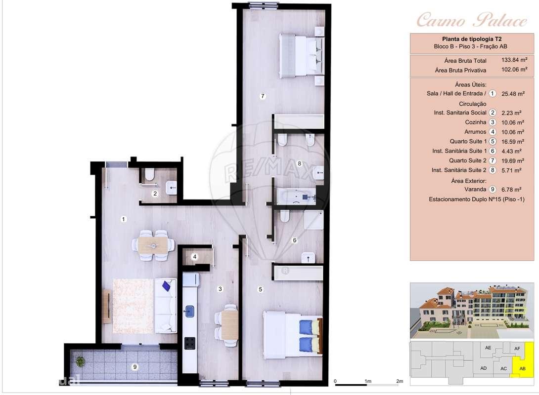 Apartamento T2 para venda - Grande imagem: 4/15