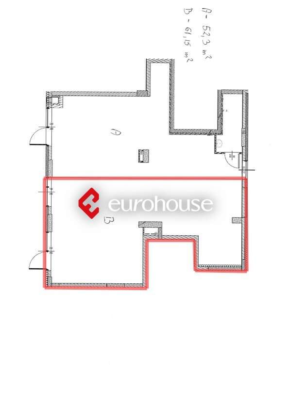 Lokal na wynajem 62m2 na Marywilskiej. - Pełny obrazek: 5/5