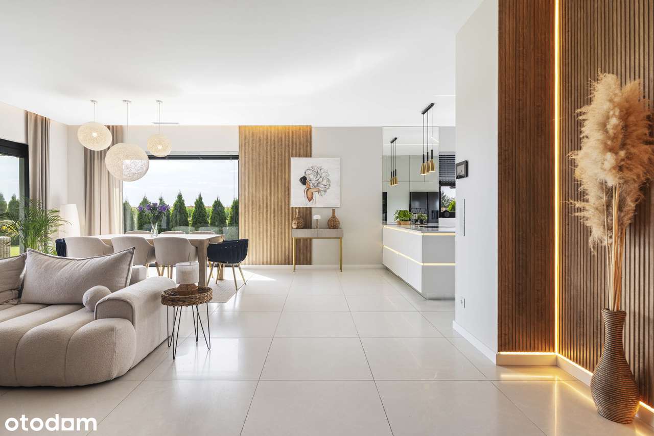 Nowoczesny dom parterowy z basenem | Duża działka | 5 min Wrocław-9