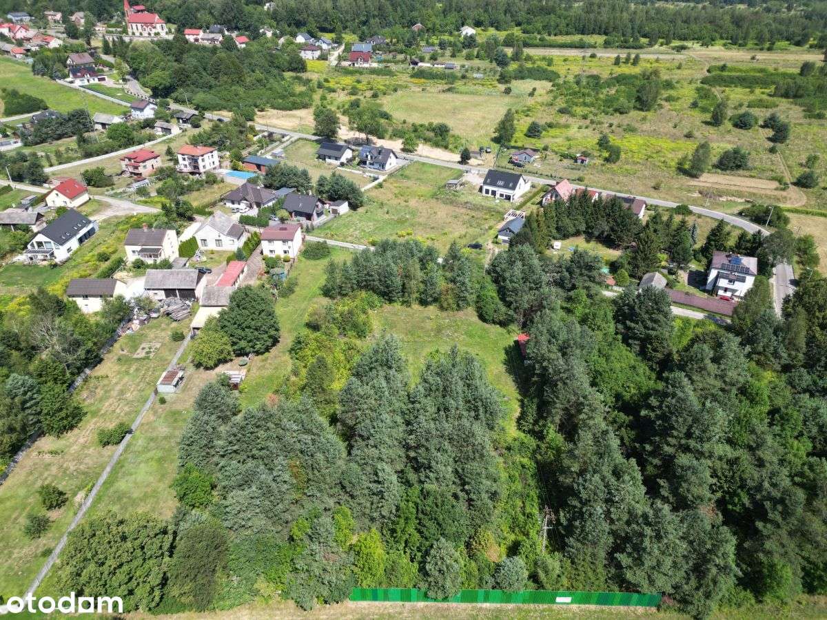 Działka Budowlana 4966 m2 blisko lasu Łęka-5