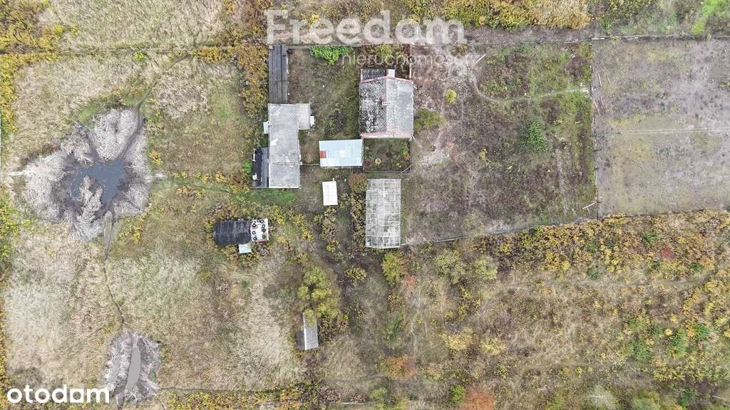 Duża działka  z domem murowanym na ulicy Akacjowej - Pełny obrazek: 5/8