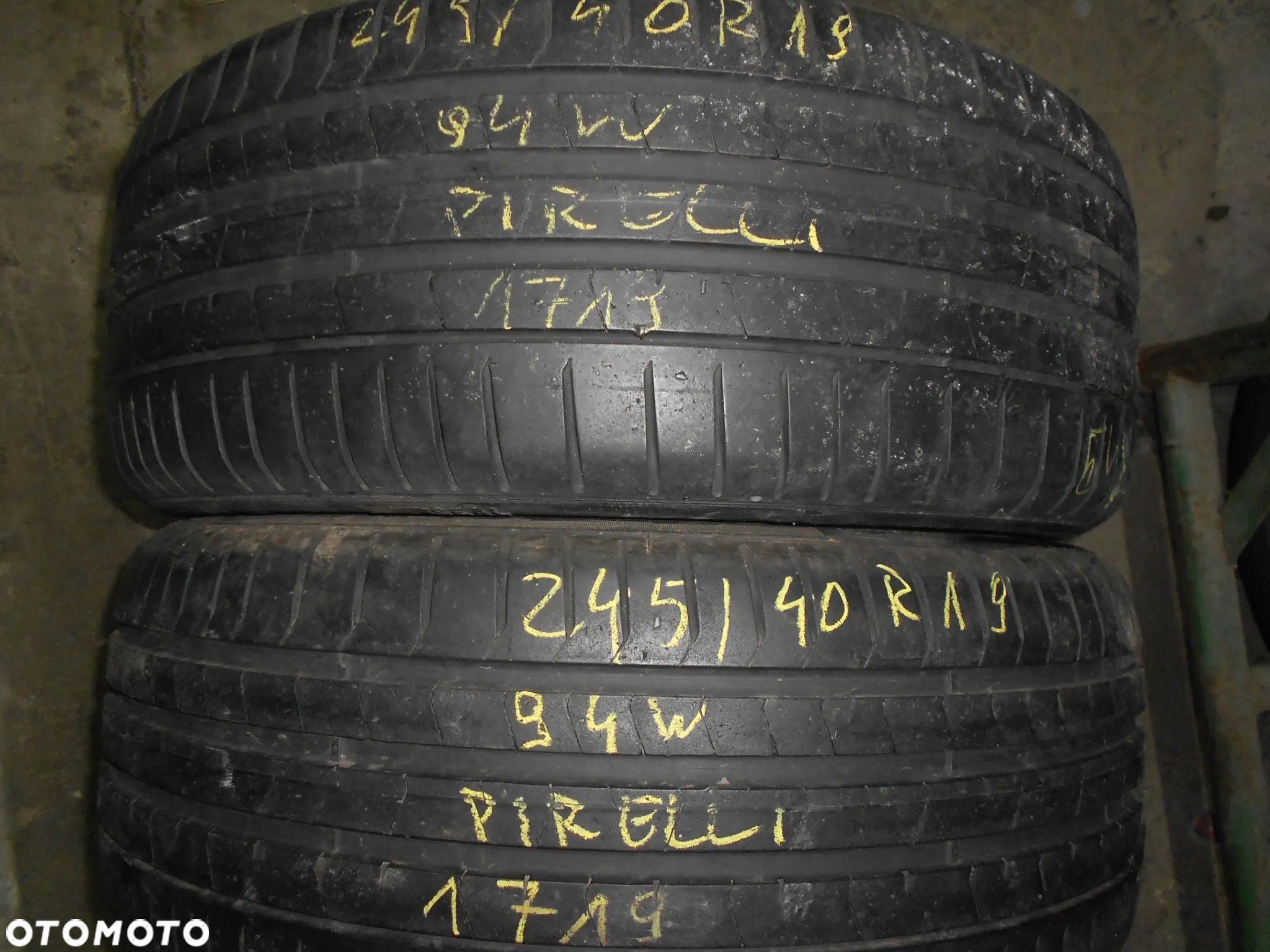 OPONY 245/40R19 PIRELLI PZERO TM  DOT 1719 7.1MM - 1