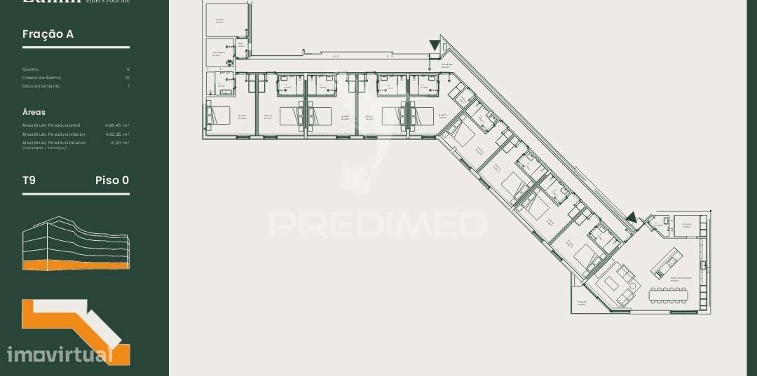 Apartamento T9 com varanda em Sines - Grande imagem: 1/6
