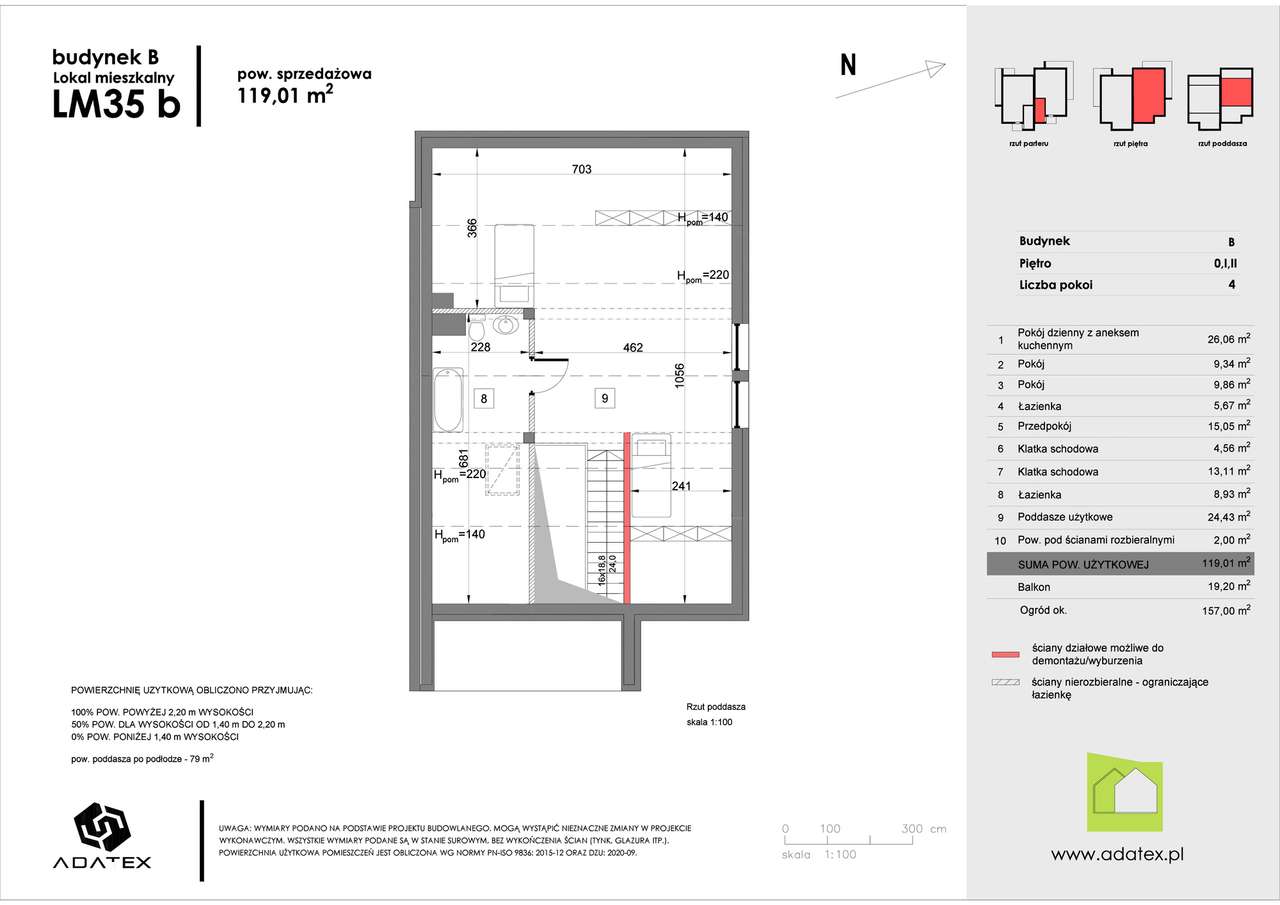 Zielona Podkowa | mieszkanie 35_b - Pełny obrazek: 3/9