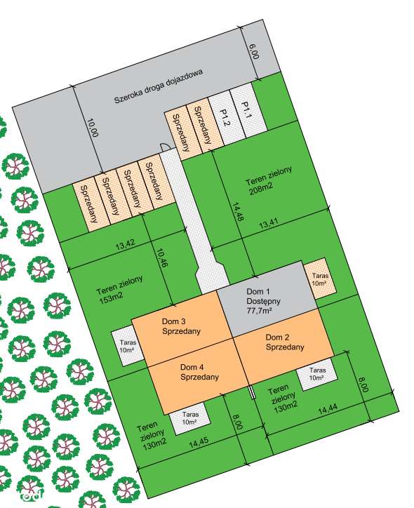 Piękne miejsce, parter+piętro+ogród+2 miejsca parking., bez prow i PCC - Pełny obrazek: 5/7