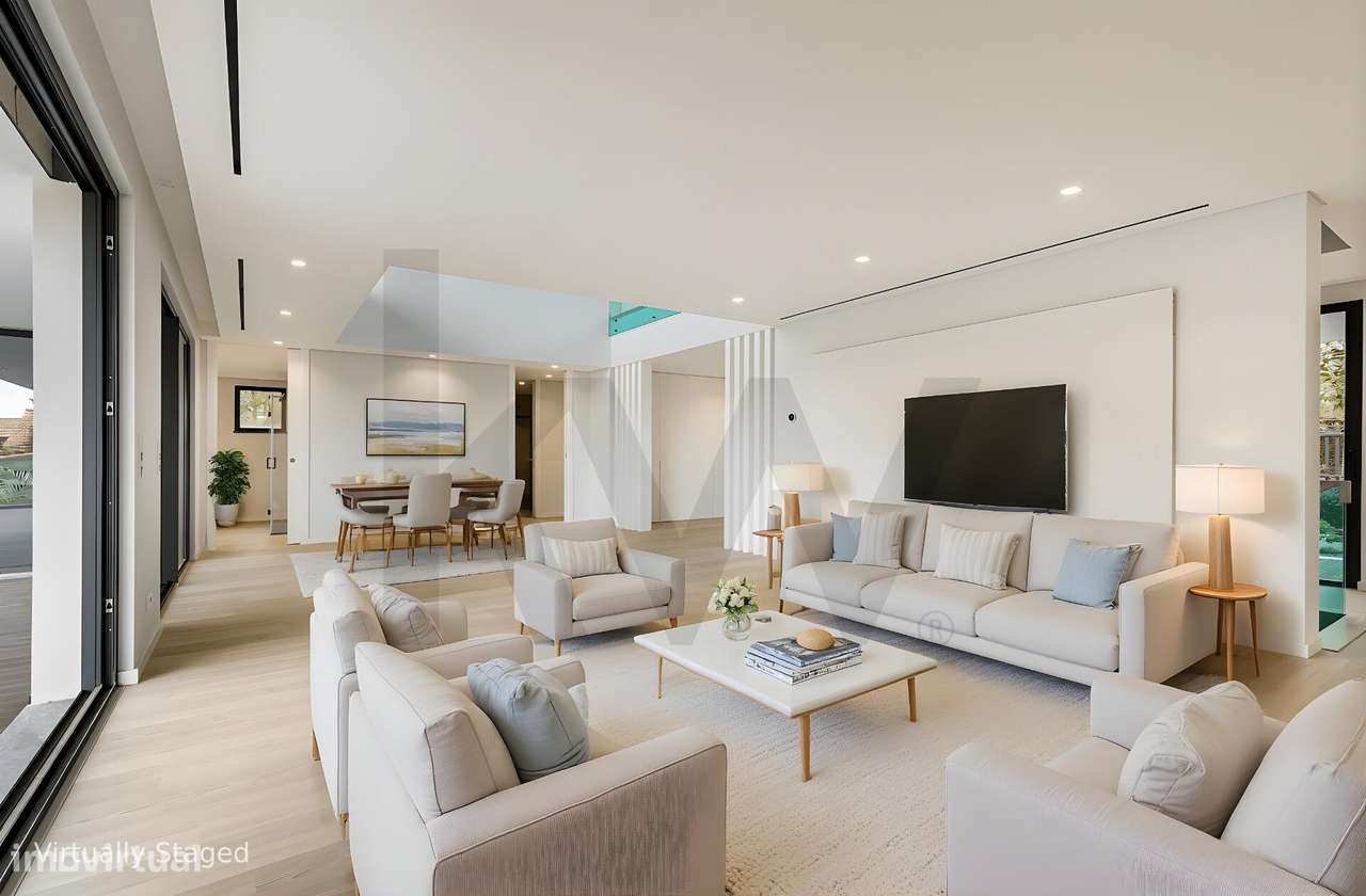 Moradia de arquitetura contemporânea em Cascais com 5 suites para vend-9