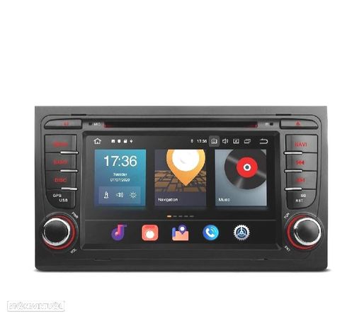 AUTO RADIO GPS ANDROID 10 7" PARA AUDI A4 B6 B7 00-08 SEAT EXEO 08-12 - 1