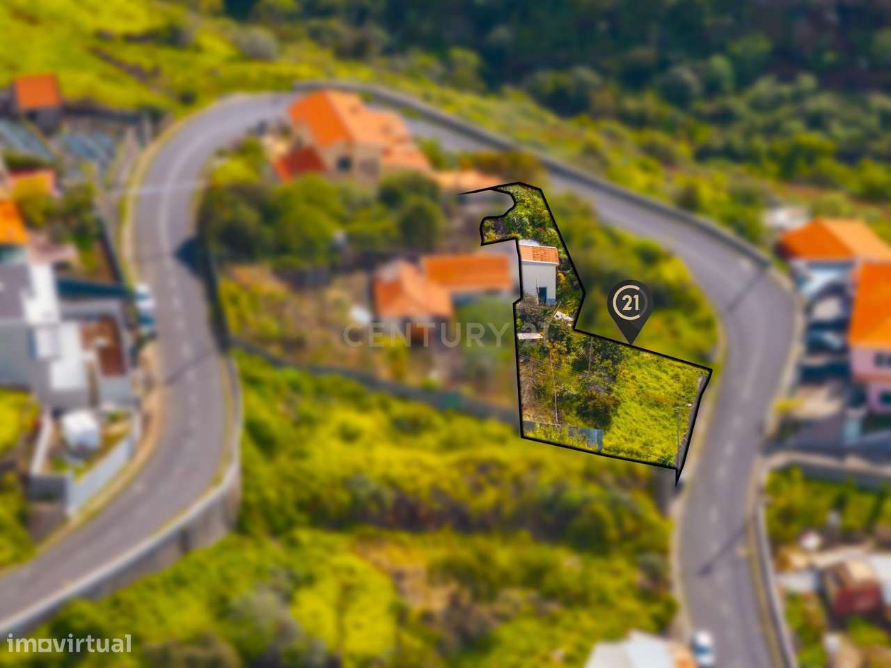 Terreno com Moradia para Recuperar e Vista Mar em Santa Cruz - Grande imagem: 4/22