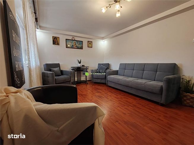 Apartament spatios, luminos si complet mobilat în Tractorul – 0% comis-15