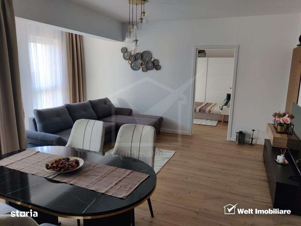 Apartament cu doua camere, doua balcoane, mobilat si utilat, Floresti - Imagine principală: 5/16