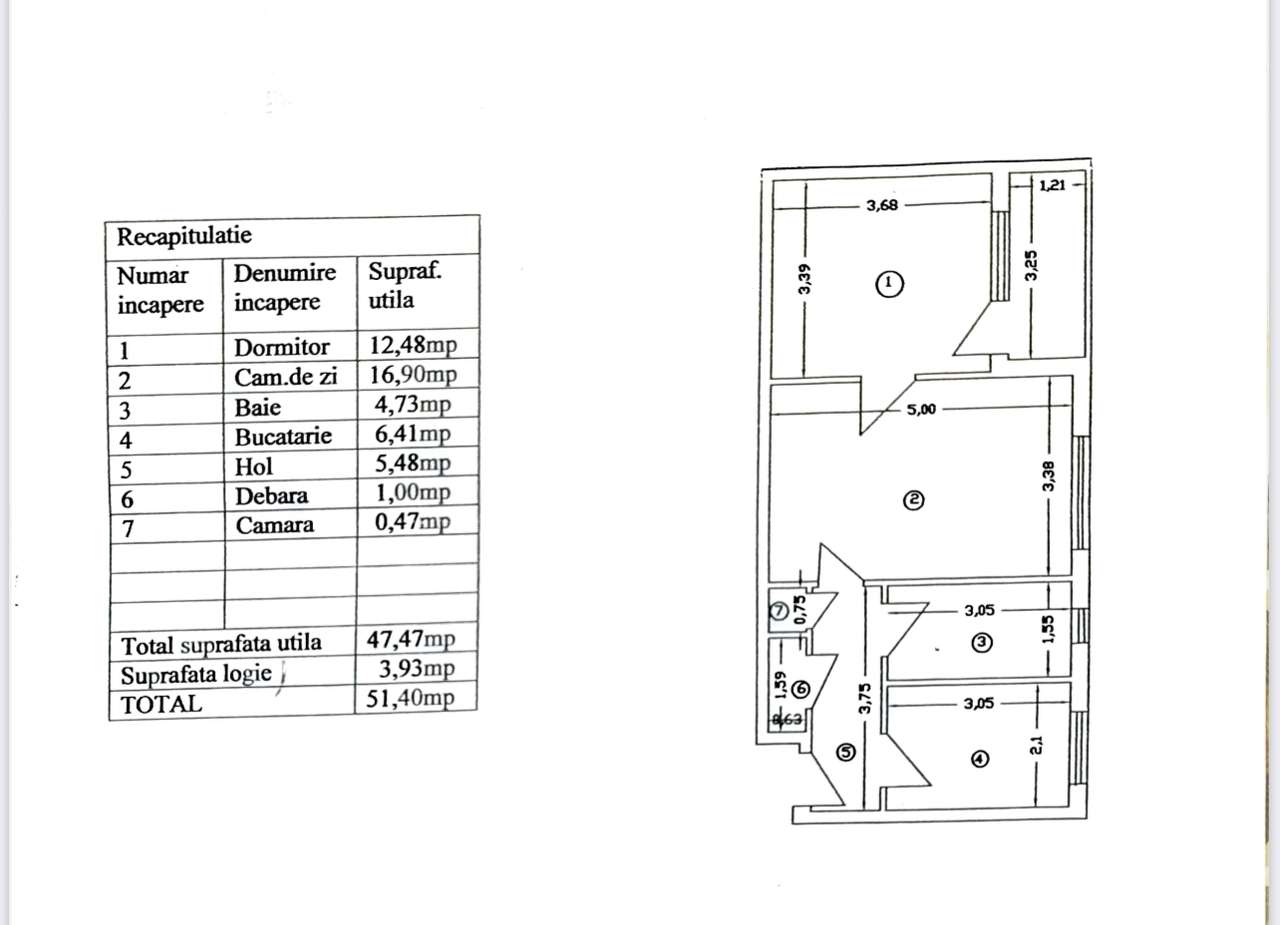 Apartament 2 camere ND, Podu Ros-3