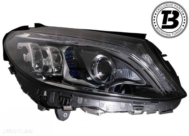 Faruri FULL Multibeam LED compatibile cu Mercedes C Class W205 - 10