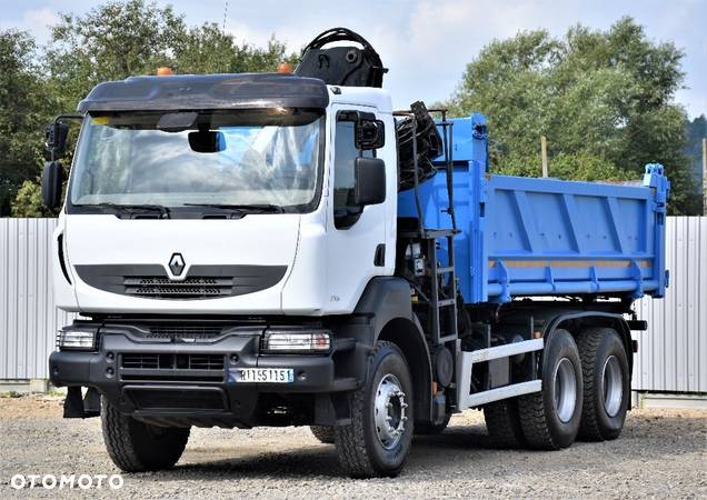 Renault KERAX 370 DXI*HIAB 122B-3 HIDUO+PILOT/ 6x4 - 5