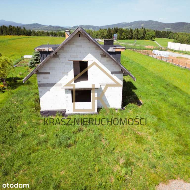 Dom na pięknej widokowej działce w Krzeczowie - Pełny obrazek: 4/17