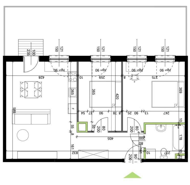 3 pokoje z ogródkiem-stan deweloperski k/Lublina-11