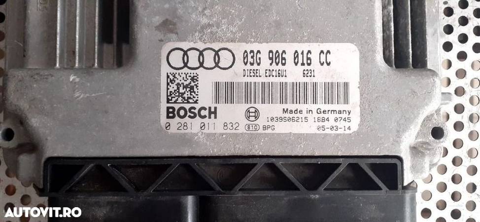 Calculator Motor Ecu Audi A3 8P 1.9 Tdi Factura Si Garantie Calculator Motor Ecu Audi A3 8P 1.9 Tdi - 3