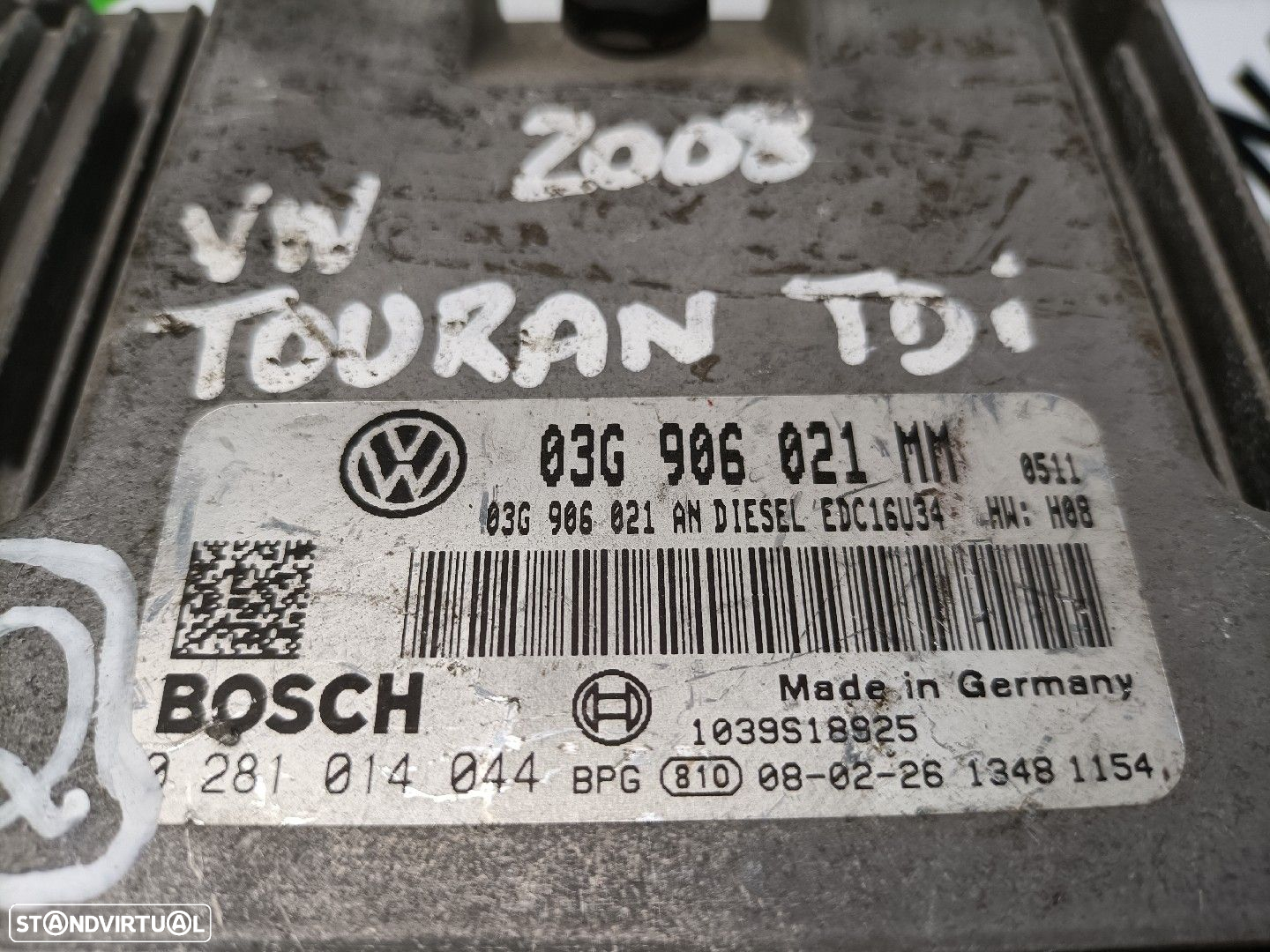 Centralina Motor Volkswagen Touran (1T1, 1T2) - 3