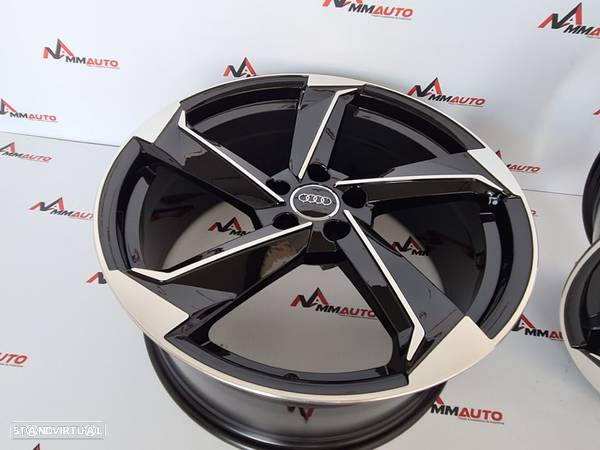 Jantes Audi A9 Preto Polido 20 - 5