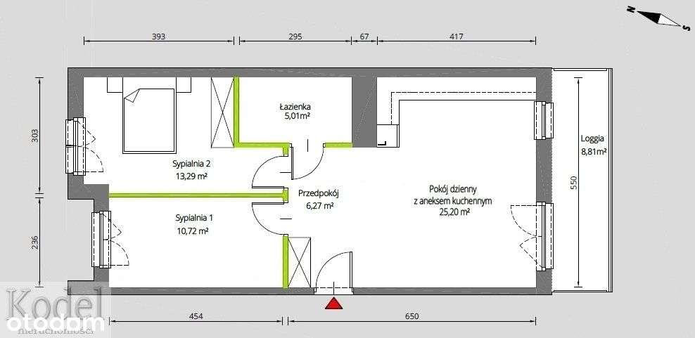 Grzegórzecka 60m2 nowe 3 pokoje gotowe do wejścia-0