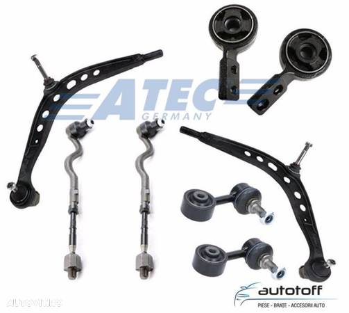 KIT brate BMW E36 (1991-1998) set 10 piese cu suporti bucse - 2 ani GARANTIE! - 1