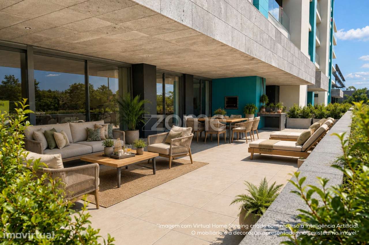 Apartamento T2 novo, com terraço e piscina, em Ponta Delgada-13