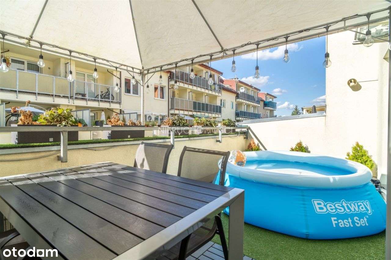 Duży taras / 2 miejsca garażowe / kom. lok. / Nowe-4