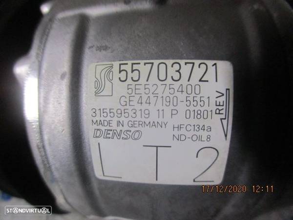 Compressor AC 55703721 315595319 OPEL CORSA D 2012 1.3CDTI OPEL CORSA D 2011 1.3CDTI 75CV 5P CINZA DIESEL DENSO OPEL CORSA D FASE 2 2011 1.3CDTI 95CV 5P BRANCO DIESEL DENSO OPEL CORSA D FASE 2 2012 1.3CDTI 75CV 5P BRONZE DIESEL DENSO - 3