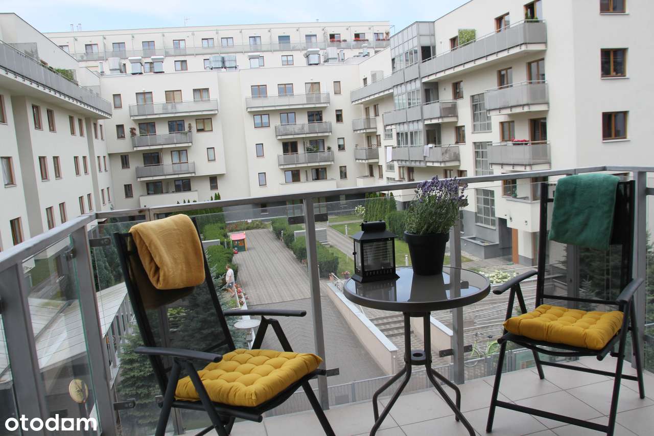2 osobne pokoje 54 m2 przy Polach Mokotowskich z ochroną wynajmę