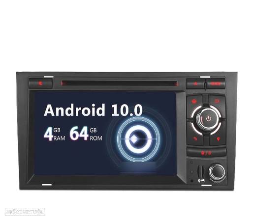 AUTO RADIO GPS ANDROID 10 PARA AUDI A4 B6 B7 00-08 SEAT EXEO 08-12 - 1