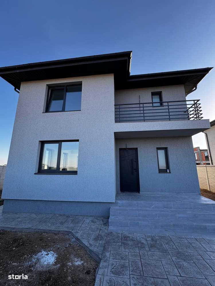 Casa individuala P+1E + pod, teren 450 mp – Berceni, ansamblu nou - Imagine principală: 3/16