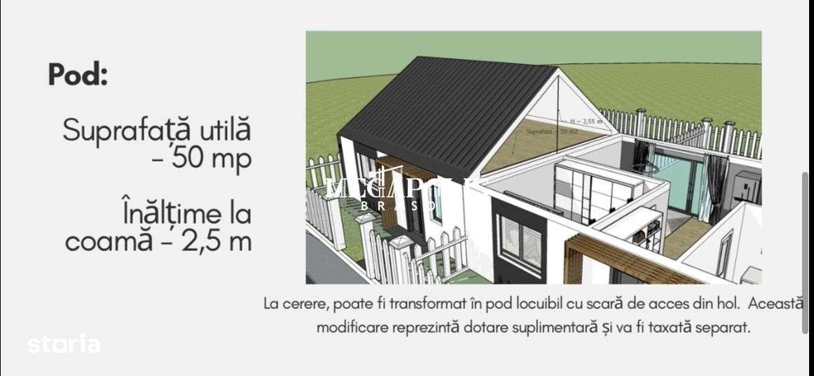 Casă / 2 camere / Codlea / Credit-10