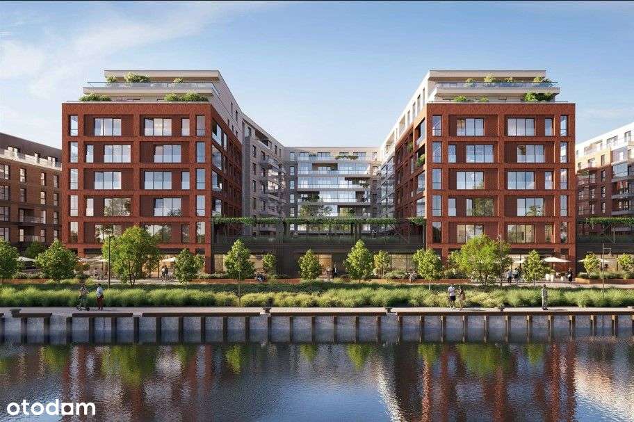 3 pokojowe z widokiem na Motławę - osiedle premium - Pełny obrazek: 2/9