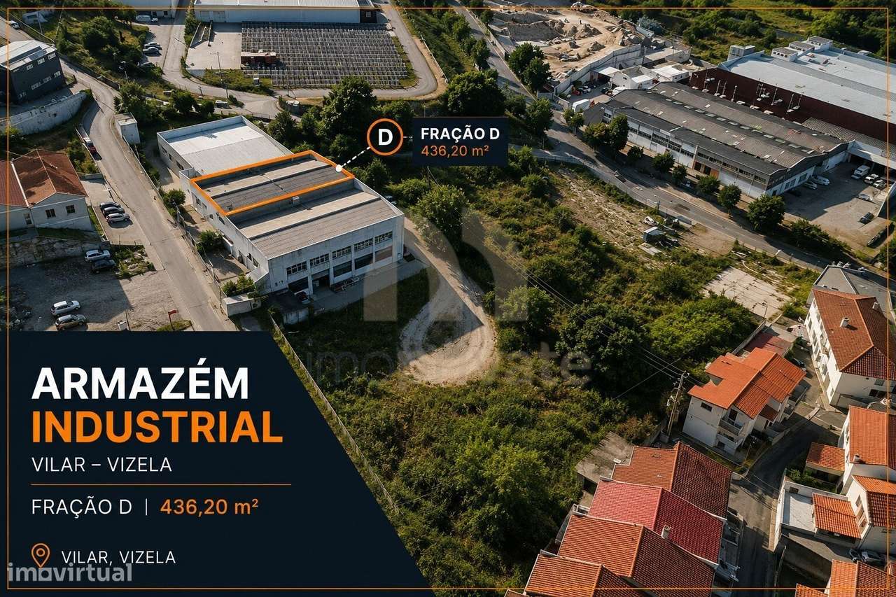 Armazém Industrial | 436,20 m² | Vilar – Vizela-0