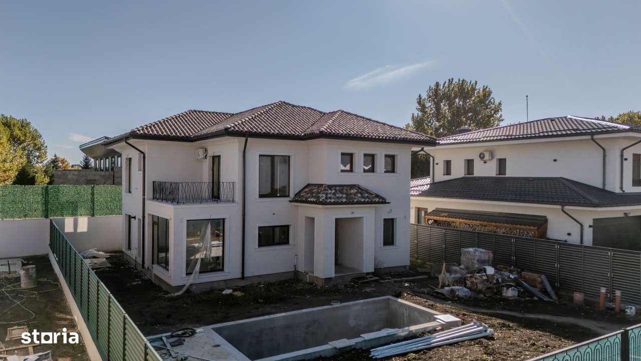 Vila moderna cu vedere la lac, ambient intim si elegant, piscina-1