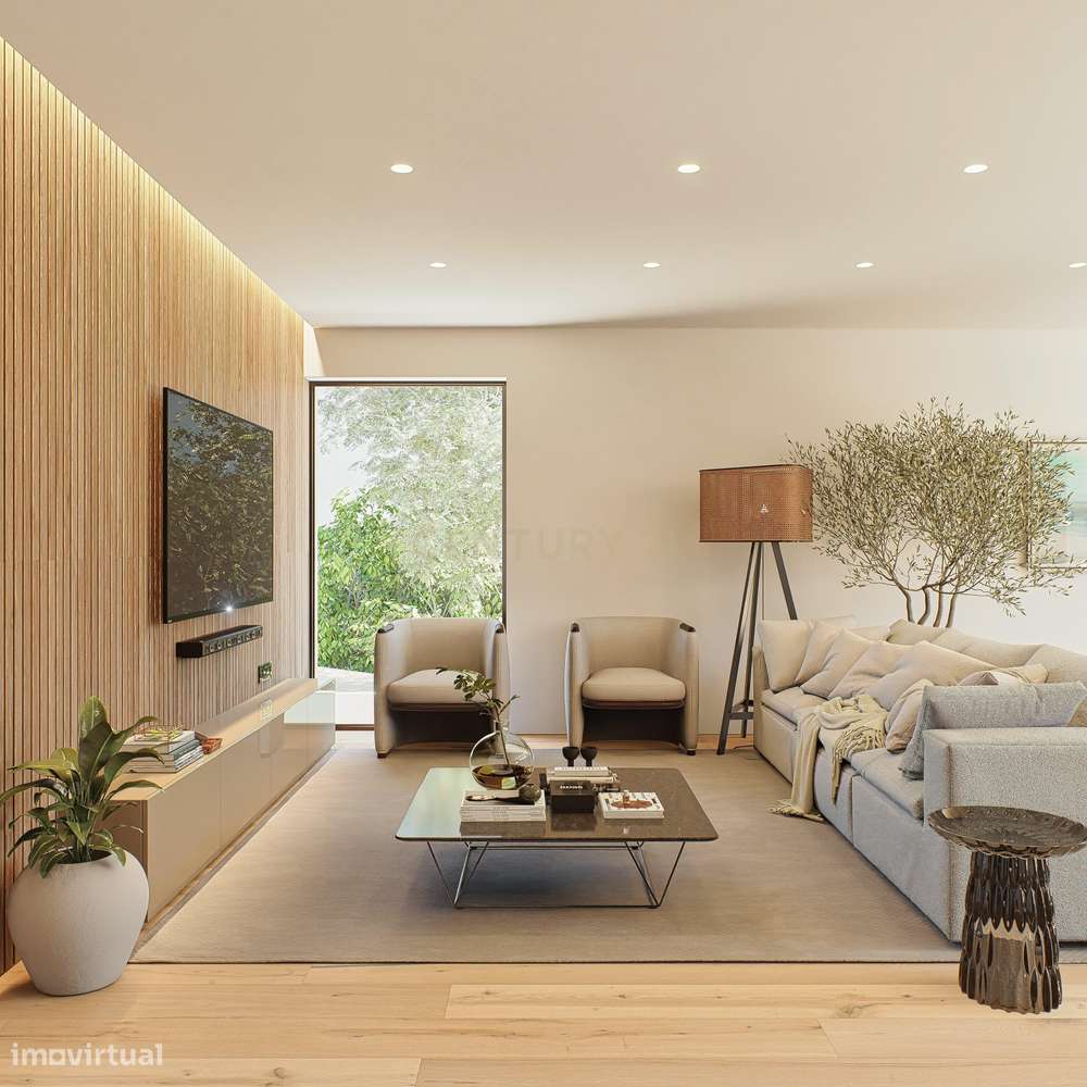 Moradia bifamiliar T3 Moderna em Construção com Terraço Amplo e Garage - Grande imagem: 5/8