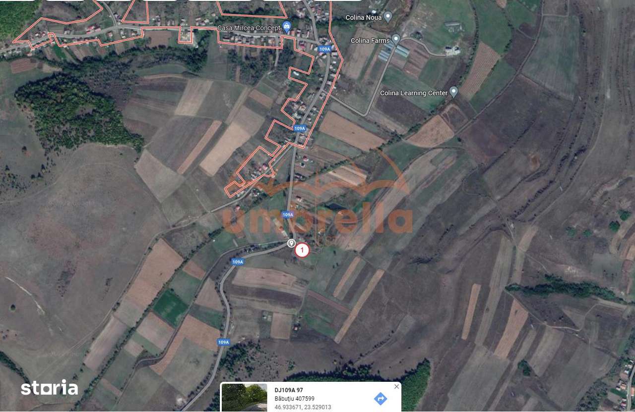 De vanzare teren 2.700m²52€ m² intravilan, Babutiu, Vultureni! - Imagine principală: 3/3