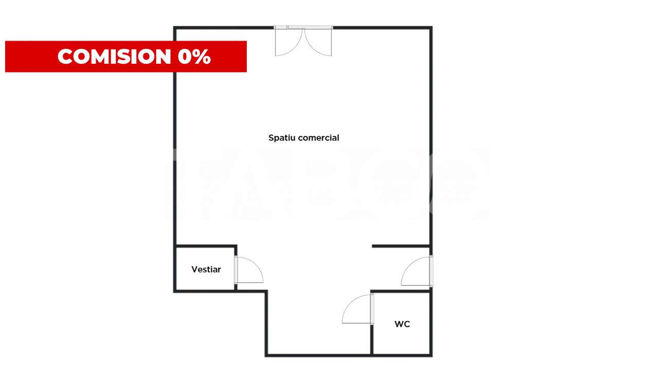 COMISION 0-Spatiu comercial 58 mpu vitrina 3 m pivnita Centrul Istoric - Imagine principală: 2/2
